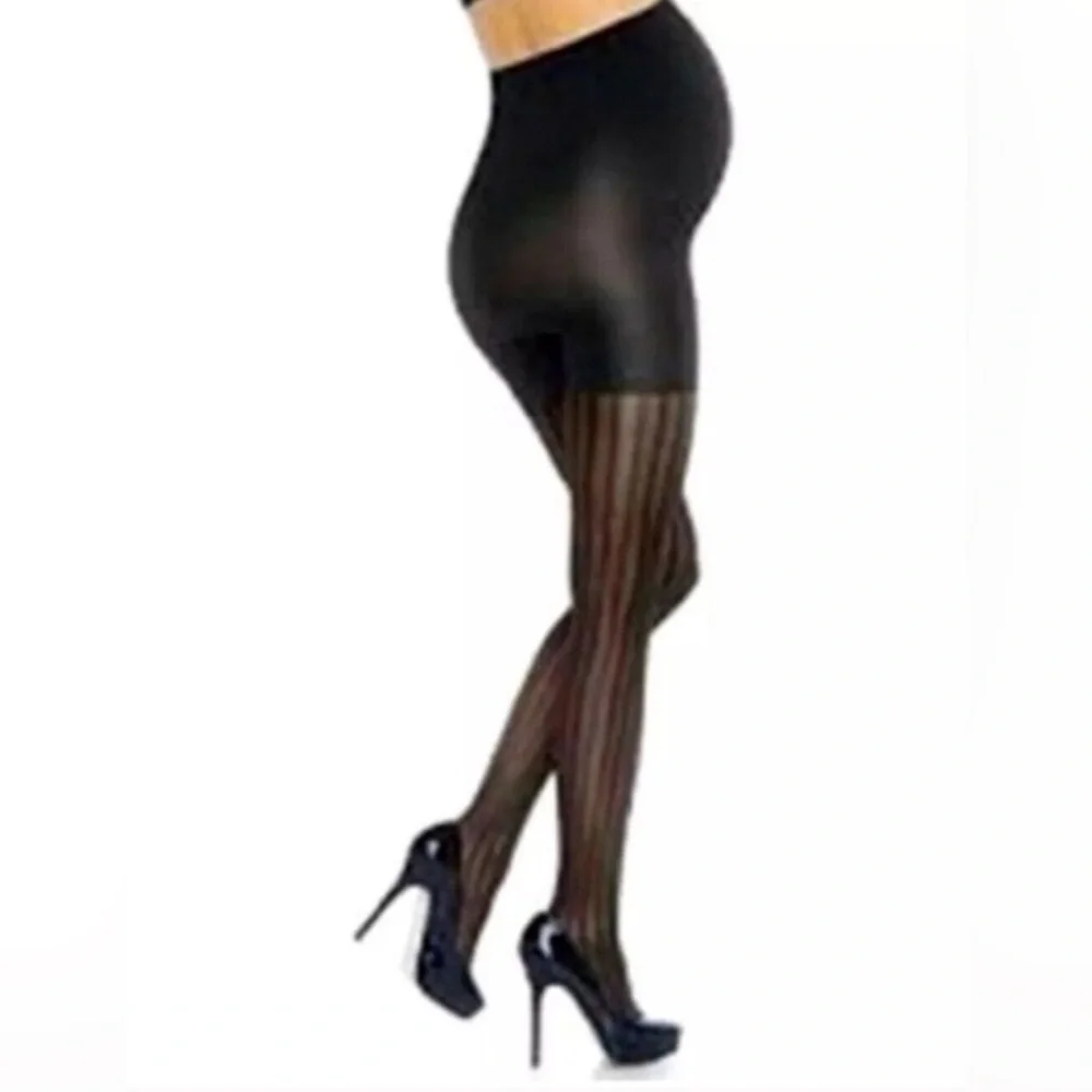 Assets by Sara Blakely Marvelous Mama Terrific Maternity Opaque Tights Sz 4 NWT